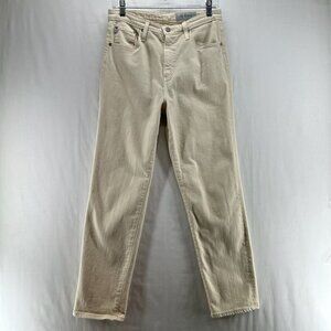 AG Adriano Goldschmied Jeans Men Sz 30R Everett Slim Straight Cotton Blend Beige